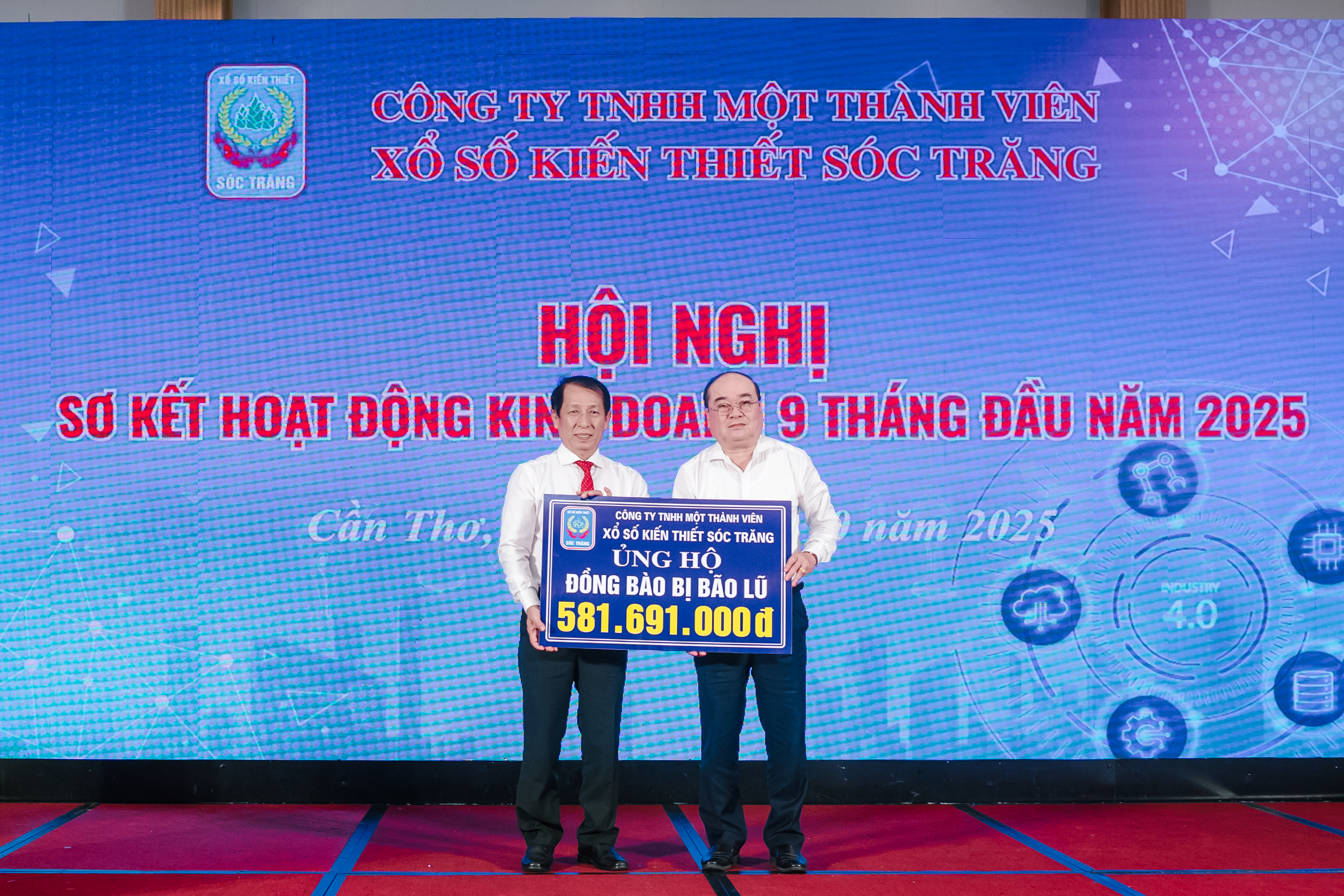 CÔNG TY TNHH MTV XỔ SỐ KIẾN THIẾT SÓC TRĂNG TỔ CHỨC HỘI NGHỊ SƠ KẾT HOẠT ĐỘNG KINH DOANH 9 THÁNG ĐẦU NĂM 2025